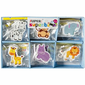 動物消しゴムミックス ディスプレイ付 (30個入り)