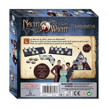 Studio 100 - Nachtwacht Triomonstros 2-in-1 ゲーム＆パズル (6個入)