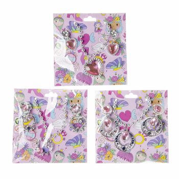 プリンセスネックレス＆ピアスセット (36個入)