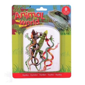 台紙付きおもちゃの動物フィギュア（7個入）- B2B卸売り