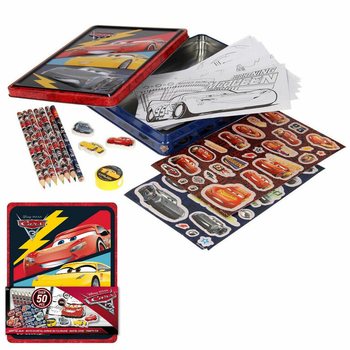 ディズニー カーズ 3D 文具・アートセット 缶入り (12個セット)