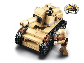 Sluban アーミー 8 in 1 戦車 M38-B0587B (1個)