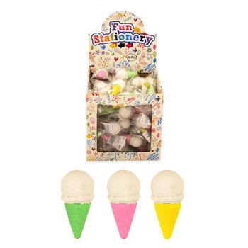 消しゴム モデル：アイスクリーム ディスプレイ付 (84個入)