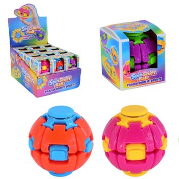 スピン＆ポップ フィジェットスピナーボール - SPIN SHIFT BALL - ディスプレイBOX (24個入)