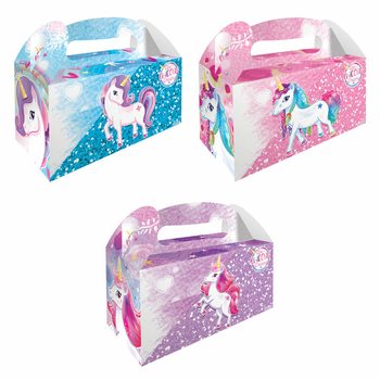 メニューボックス – ユニコーン – 22.5 x 9.5 x 18 cm (12個)
