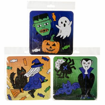ハロウィン パズル ミックス - 14 x 14 cm (50個セット)