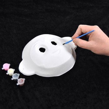 **激安卸売** お面 塗り絵 動物マスク (24個セット)
