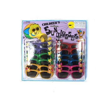 キッズ用ポップサングラス台紙付き (12個入)