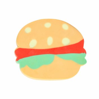 ポット入りハンバーガー消しゴム (100個入り)