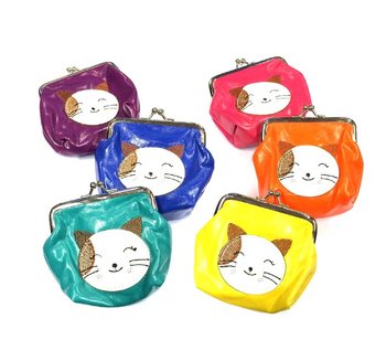 子供用財布 ミックスカラー 猫 (6個入り)