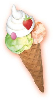 SES Creative ねんどで作るアイスクリームセット（4色）（1個）