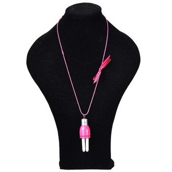 リボン付き チェーン付きカラフルランプ (12個入)