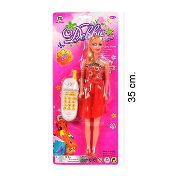 DEBBY ドール 電話付き 台紙パッケージ (6個入)