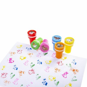 牧場の動物スタンプ ディスプレイセット (60個入)