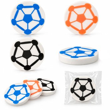 サッカーボール消しゴム ディスプレイ（30個入り）