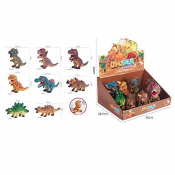 サウンド付き恐竜フィギュア ディスプレイ入り (8個入)