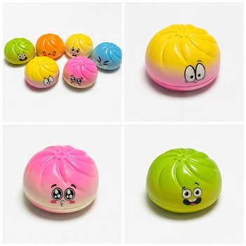 RAGE - スクイーズ 餃子 Lサイズ (9 x 9 x 4 cm) - 2026年バズるフィジェット玩具 - ヘッダーカード付 (24個入)