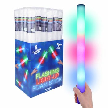LEDフォームスティック - マルチカラーパーティー用スティック (24本入り)