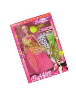 BEAUTY SET 着せ替え人形・アクセサリーセット (2個入)