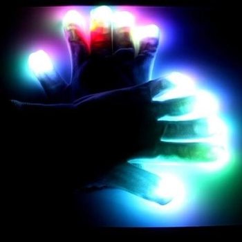 LEDグローブ / レイブグローブ (12枚入)