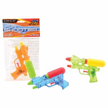 AQUA FUN - 水鉄砲 16cm - ヘッダーカード付 (12個入)