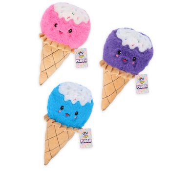 ぬいぐるみ ジャンボアイスクリーム - 25cm - ミックスカラー (12個入)