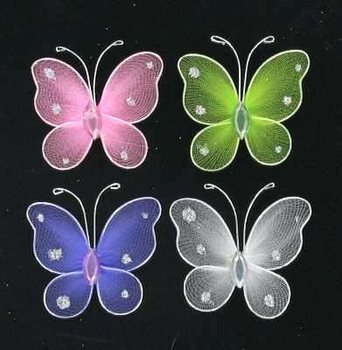 かわいい小さな蝶 (50個セット)