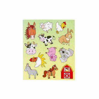 ファンステッカー &ndash; 牧場の動物たち (120枚入)
