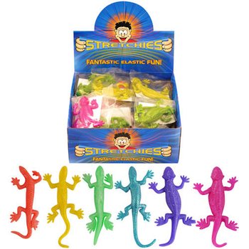 ストレッチ トカゲ 伸縮おもちゃ (96個入)