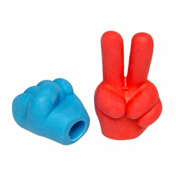 手のかたちの消しゴム ボトル入り (100個入)
