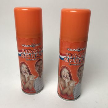 オレンジ色のヘアスプレー、洗い流せるタイプ（24本入り）