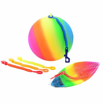 レインボーボール 紐付き / バンジーボール &Oslash;23 Cm (36個入り)