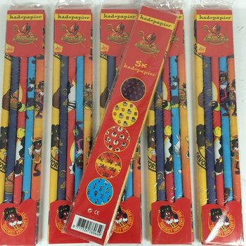 5枚セット 「De Club van Sinterklaas」 ラッピングペーパー