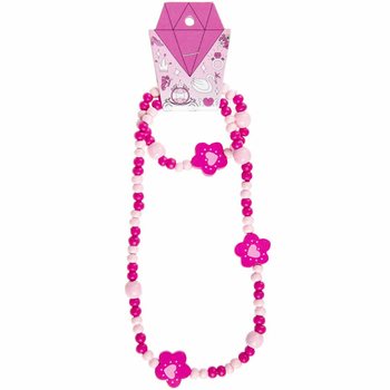 子供用 木製ネックレス＆ブレスレットセット (48個入)