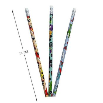 乗り物えんぴつ (12本セット)