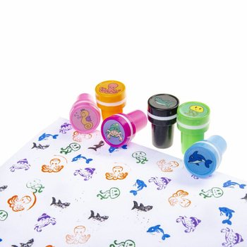 海の生き物スタンプ - 60個入りディスプレイ
