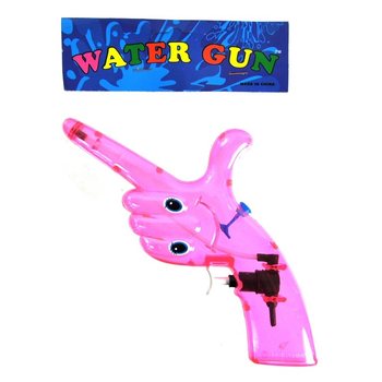 ハンド型 ウォーターガン 水鉄砲 ピンク 22cm (12個入)