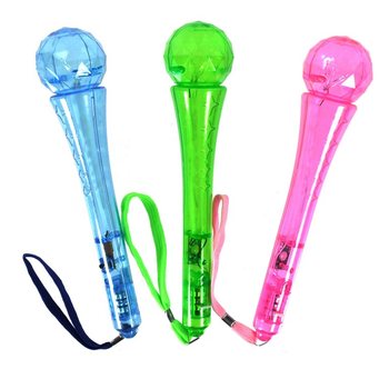 光るおもちゃのマイク LEDフラッシュマイク (12個入)