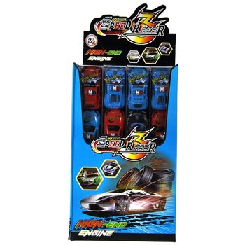 チューブ入りおもちゃの車4台セット (16個入)