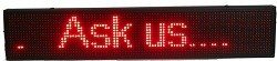 車載用LED電光掲示板 12V - 流れ文字サインボード (100x20 cm)