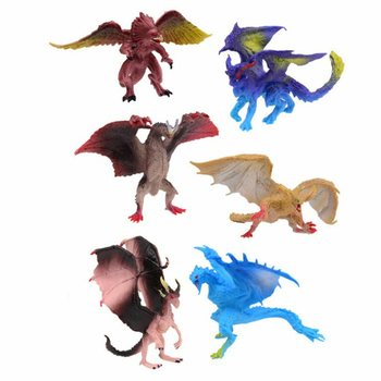 恐竜・ドラゴンおもちゃフィギュア ミックス ディスプレイBOX入 (36個入)