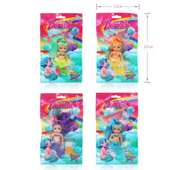 マーメイド 人魚ドール ギフトバッグ入り - ミックスカラー (24個入)