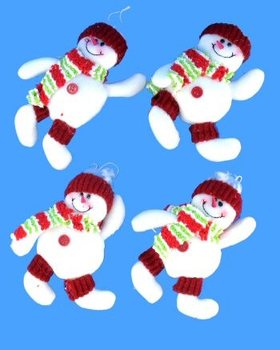モダン デラックス雪だるまオーナメント (12個セット)