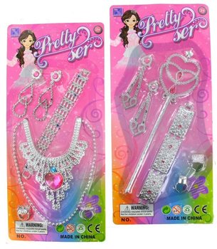 PRETTY GIRL アクセサリーセット 台紙付き (12個入)