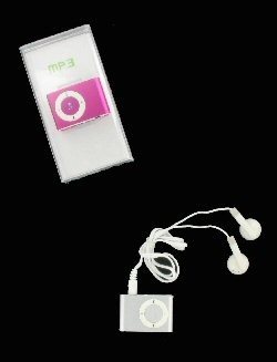 イヤホン付きMP3プレーヤー - 4GB(アソートカラー)