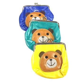 子供用 クマの財布 カラーミックス (6個セット)