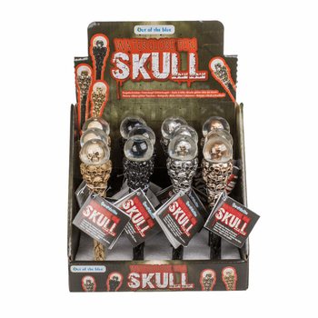 **激安卸売** スカル ボールペン ディスプレイ入り (12本入)