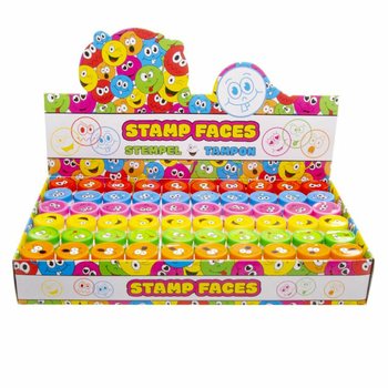 スマイリースタンプ / ハッピーフェイス ディスプレイ付き (60個入)