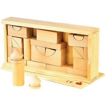 **超激安** 木製積み木セット 27ピース (24個入)