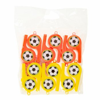 サッカーホイッスルセット (12個入り)